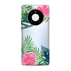 CASEGADGET CASE OVERPRINT LEAVES AND FLOWERS HUAWEI MATE 40